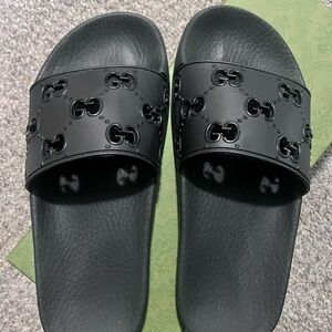 Gucci Black Slides